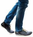 Półbuty skórzane Vinci, jeans